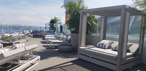 Celebrity Edge The Retreat for suite guests Photo by Susan J Young Editorial Use Only Celebrity Edge The Retreat for suite guests Photo by Susan J Young Editorial Use Only