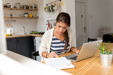 Home office Getty Woman working at home