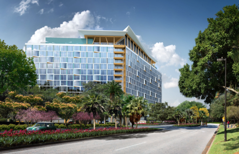 Walt Disney World Swan and Dolphin Resort In 2020, the resort will be host to a new tower and event space designed to attract more group business, just in time for Walt Disney World’s 50th anniversary.