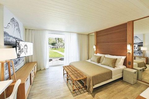 Canonnier Beachcomber Golf Resort & Spa The rooms at the revamped Canonnier Golf Resort & Spa now use linen, rattan, wood and raffia to echo the vegetation and gardens of the resort’s grounds.