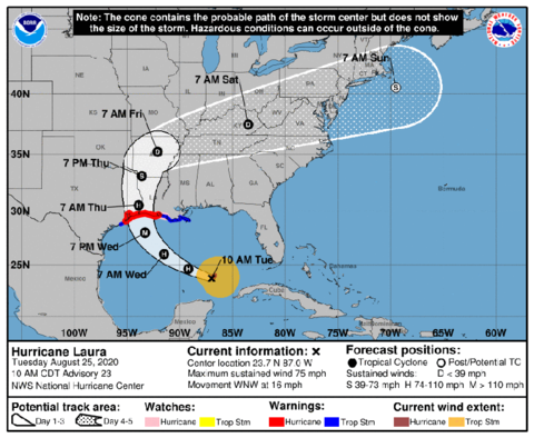 Hurricane Laura - National Hurricane Center Hurricane Laura - National Hurricane Center