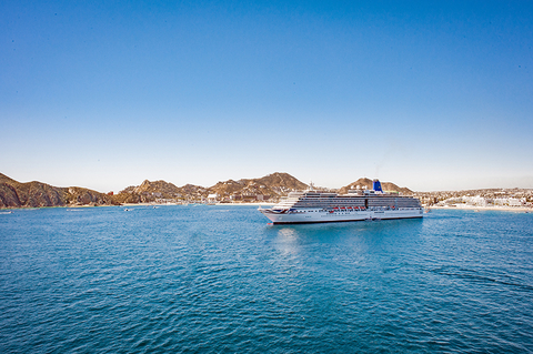 Cruise ship in port Cruise ship in port