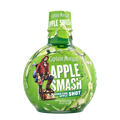 Captain Morgan Apple Smash bottle Captain Morgan Apple Smash shot