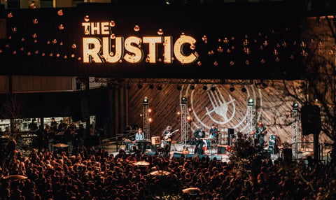 The Rustic restaurant, bar and concert venue, part of the FreeRange Concepts portfolio