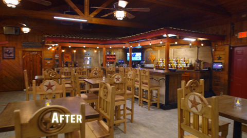 The Tipsy Bull bar and interior after rename and remodel by Jon Taffer on Bar Rescue