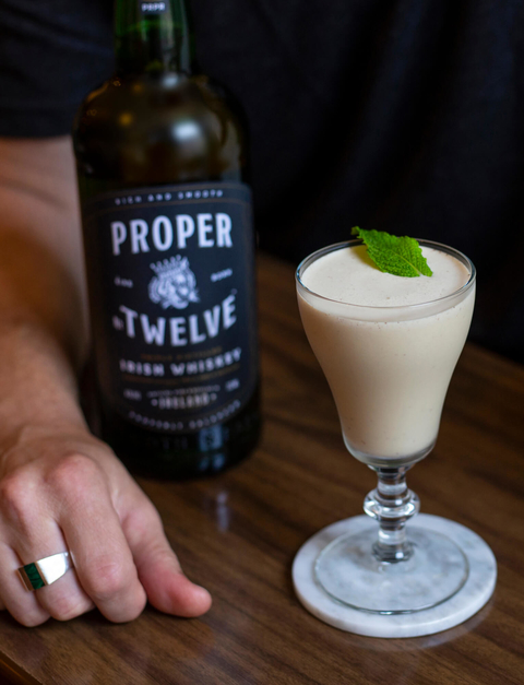 The Mad Mac coffee cocktail made with Proper No. Twelve Irish Whiskey