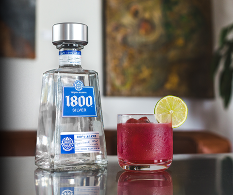 Berry Sencillo cocktail by 1800 Tequila