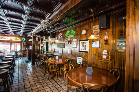 The unique interior of the original Bar-Bill Tavern location