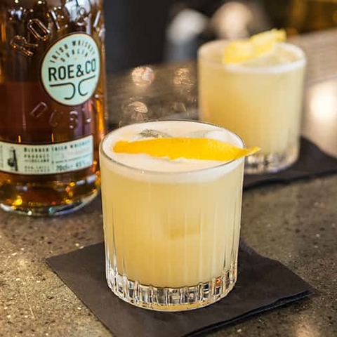 Roe & Co. Irish Whiskey Roe Ginger Sour cocktail