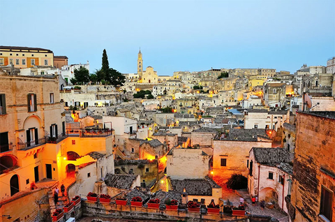Matera Italy Avanti Editorial View of Matera in Italy
