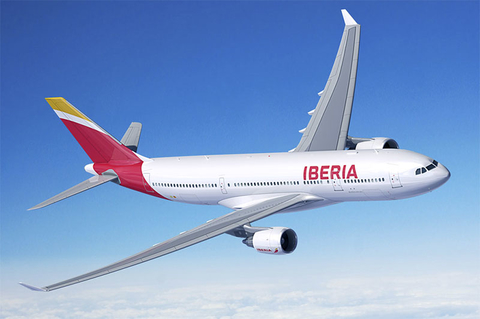 Iberia A330 Editorial Rendering of Iberia A330 airplane