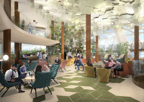 Celebrity Edge Eden Editorial Rendering of Celebrity Edge's new Eden venue