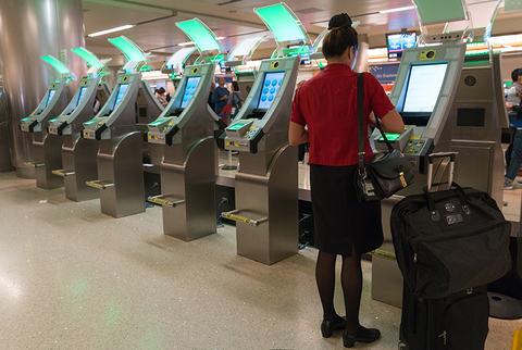 airport immigration kiosk // Photo by Wittayayut/iStock/Getty Images Plus/Getty Images airport immigration kiosk