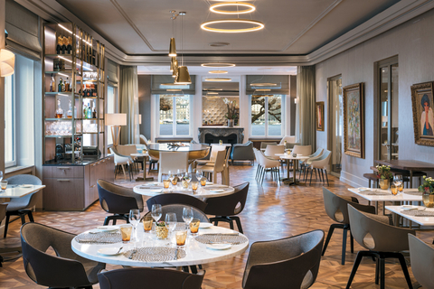 The Ritz-Carlton Hotel de la Paix Geneva Living Room Restaurant The Ritz-Carlton Hotel de la Paix Geneva Living Room Restaurant