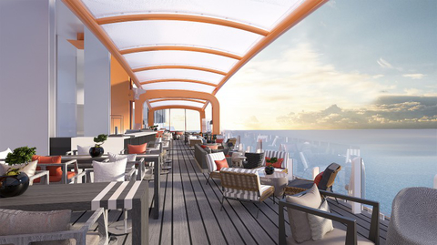 Celebrity Edge Raw on 5 Magic Carpet Extension Editorial At certain times of day, the Magic Carpet will act as an al fresco extension to Raw on 5