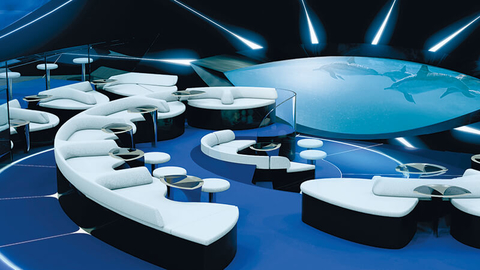 Ponant Explorer Blue Eye Lounge - Ponant and Jacques Rougerie Architecte Ponant Explorer Blue Eye Lounge