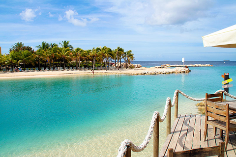 Curacao Mambo Beach Getty View on the Mambo Beach on the island curacao