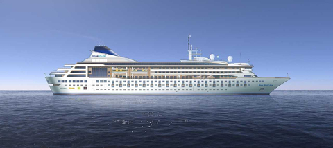 Blue World Voyages Rendering Editorial Blue World Voyages