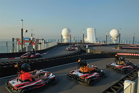 Norwegian Bliss Racetrack Editorial Norwegian Bliss Racetrack