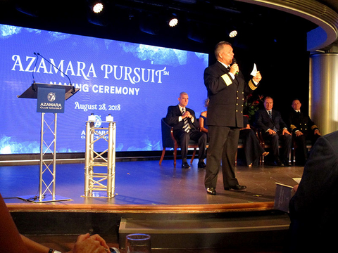 Azamara Pursuit Naming Ceremony Editorial Azamara Pursuit Naming Ceremony