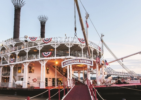 American Queen cruise Editorial Use Only Photo by American Queen Steamboat Company American Queen cruise Editorial Use Only Photo by American Queen Steamboat Company