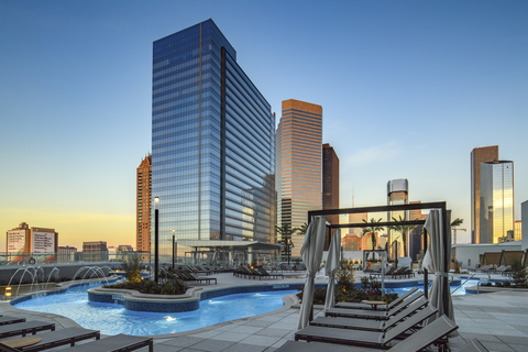 Marriott Marquis Houston Hurricane Harvey was Houston's biggest visitor last year, and it left behind 27 trillion gallons of rain and $125 billion in damage. But Clutch City is far from finished.