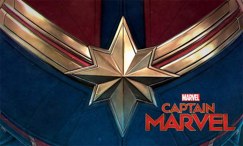 Captain Marvel Logo Editorial Captain Marvel Logo