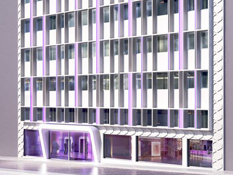 Yotel Porto, Portugal front entrance of a hotel