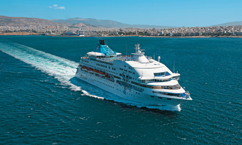 CelestyalCrystal Celestyal Crystal circumvents the island of Cuba, with calls at Havana (pictured in the background), Cienfuegos and Santiago de Cuba.