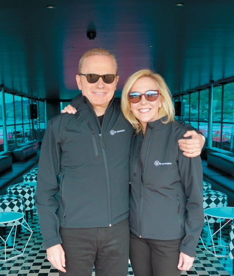 Brett Tollman, chief executive, The Travel Corporation and Ellen Bettridge, president and CEO, Uniworld Boutique River Cruise Collection. Brett Tollman, chief executive, The Travel Corporation and Ellen Bettridge, president and CEO, Uniworld Boutique River Cruise Collection.