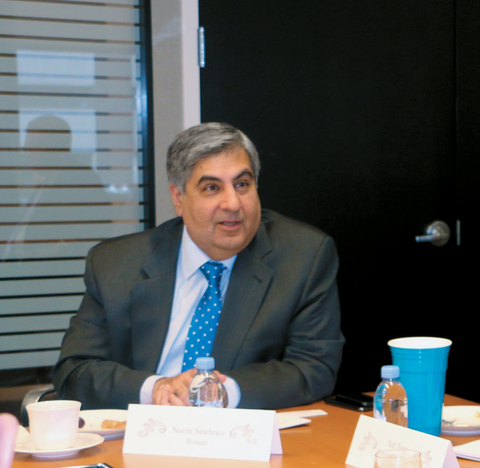 Navin Sawhney, CEO, Americas and Edie Rodriguez, Americas brand ambassador and special corporate advisor, Ponant Navin Sawhney, CEO, Americas and Edie Rodriguez, Americas brand ambassador and special corporate advisor, Ponant
