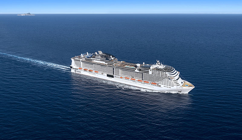 MSC Grandiosa Exterior Editorial Exterior view of the MSC Grandiosa Exterior Editorial