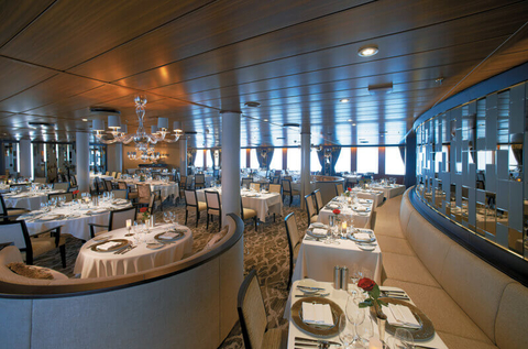 Windstar Star Pride Amphora Amphora is the ship’s open-seating restaurant that serves as a popular choice for breakfast.