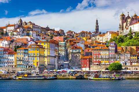 Porto, Portugal // Photo by SeanPavonePhoto/iStock/Getty Images Plus/Getty Images A view from the water of Porto's Old Town