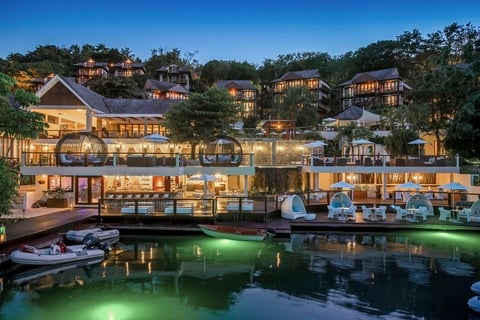 Marigot Bay Resort and Marina, Saint Lucia Marigot Bay Resort and Marina in Saint Lucia joined the Preferred Hotels & Resorts LVX Collection of independent properties on Aug. 3, 2018.