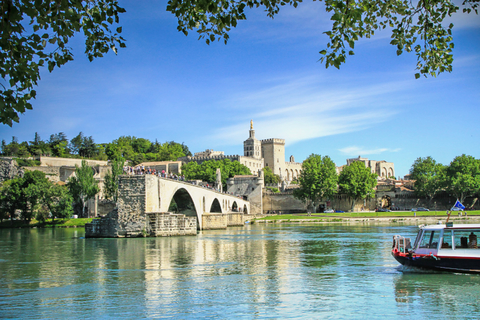 Avignon Rhone River France Avignon Rhone River France