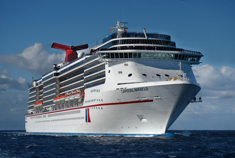 Carnival Miracle Image of ship in the ocean