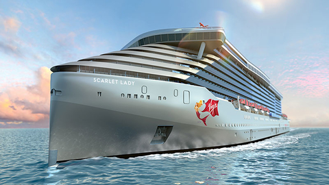 Scarlet Lady Virgin Voyages Editorial Scarlet Lady