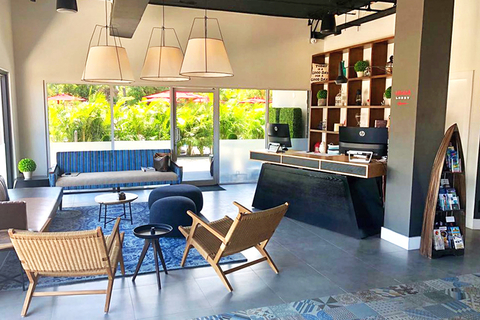 Locale, Grand Cayman Lobby Image of seating area with reception