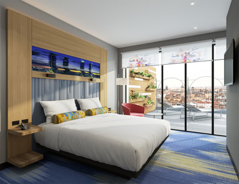 Aloft Madrid Gran Vía A King Loft Terrace at Aloft Madrid Gran Vía
