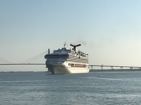 Carnival Sunshine's Arrival in Charleston Editorial Carnival Sunshine's Arrival in Charleston
