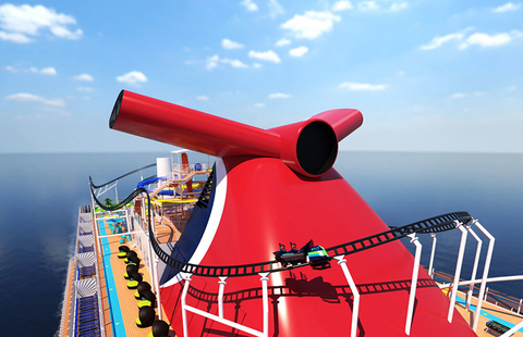 Carnival Mardi Gras Roller Coaster Editorial Carnival Mardi Gras Roller Coaster
