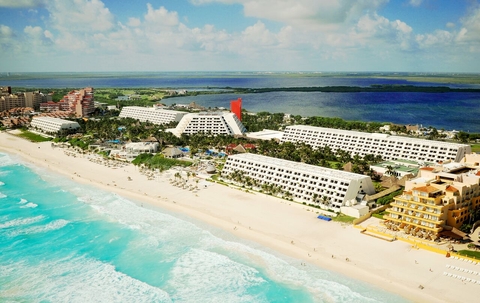 Grand Oasis Cancun Aerial View of the Grand Oasis Cancun Resort