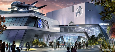 Disney Avengers Campus Editorial Disney Avengers Campus