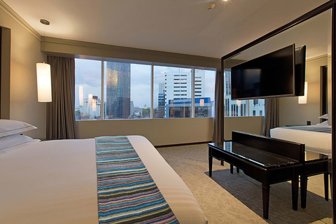 Barcelo Mexico Reforma Room Editorial Guestroom at the Barcelo Mexico Reforma