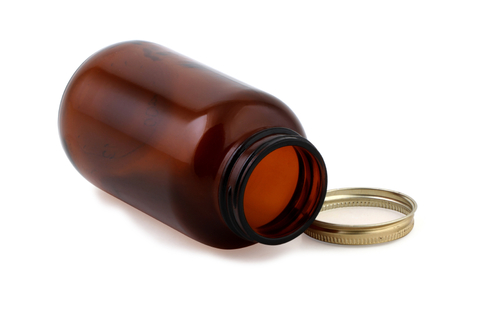 Empty pill bottle