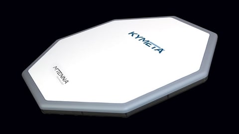 Kymeta electronically-steerable metamaterial antenna