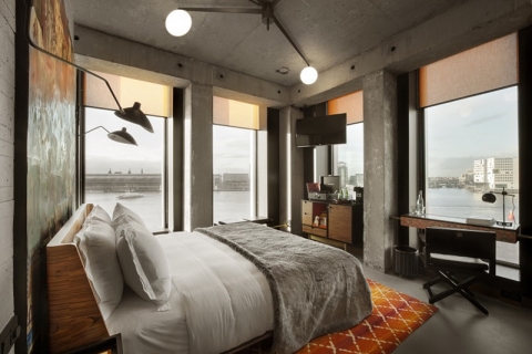 second sir hotel opens in amsterdam boasts industrial chic