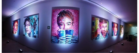 Grand Hyatt Playa del Carmen TerrinArt - editorial only artwork by Peter Terrin at Grand Hyatt Playa del Carmen - editorial only