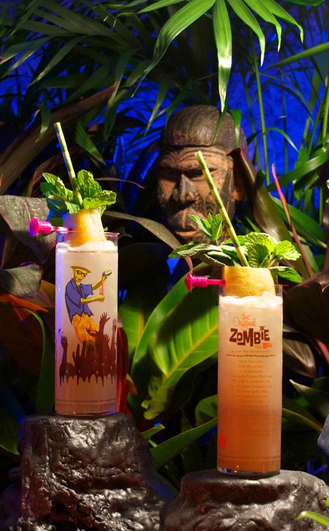 Latitude 29 Zombie by Don the Beachcomber and Jeff Berry - Tiki syrup cocktails